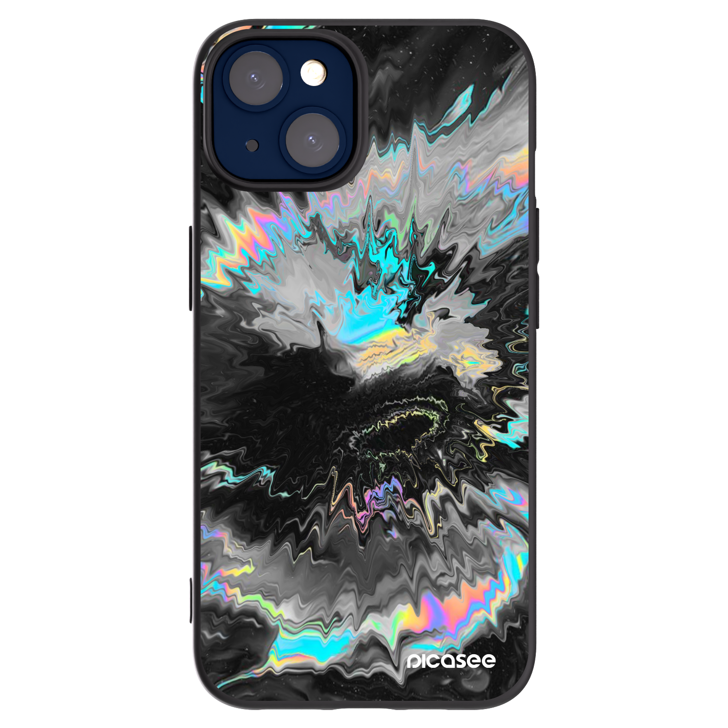 Picasee silikonový černý obal pro Apple iPhone 14 - Magnetic