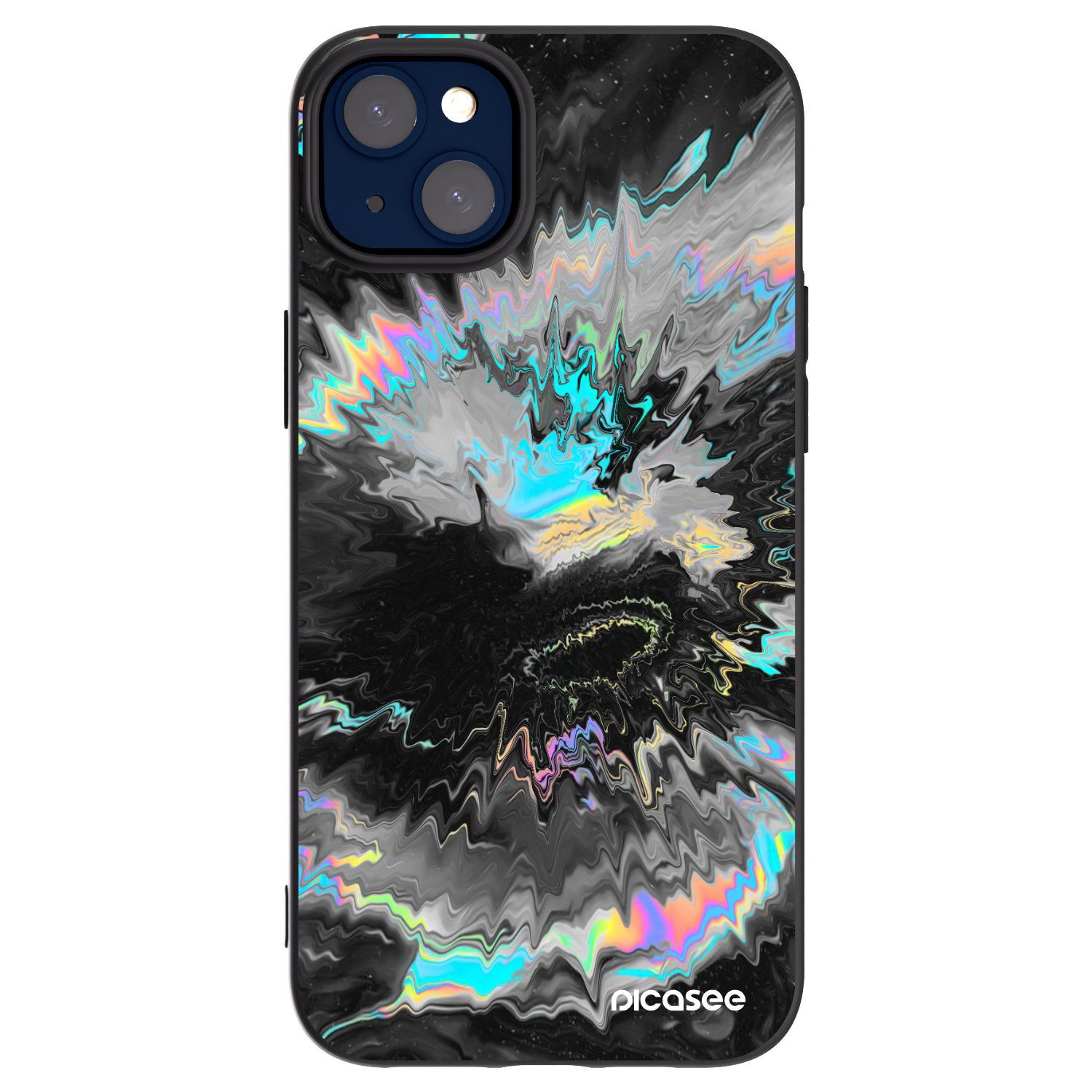 Picasee silikonový černý obal pro Apple iPhone 14 Plus - Magnetic