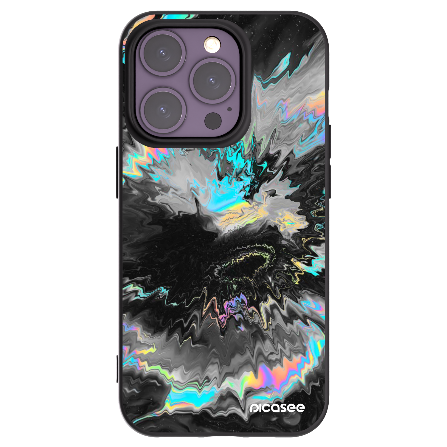 Picasee silikonový černý obal pro Apple iPhone 14 Pro - Magnetic