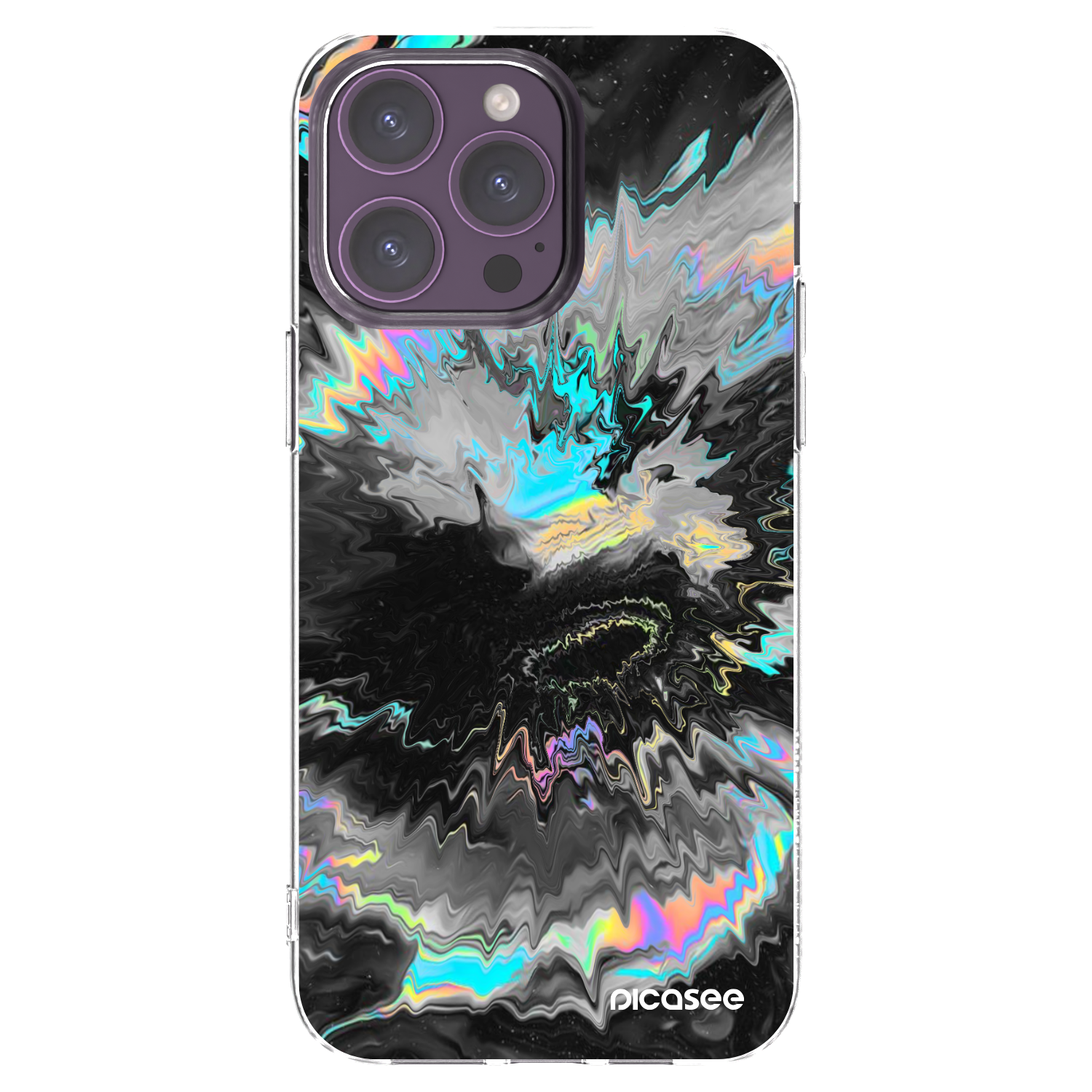 Picasee silikonový průhledný obal pro Apple iPhone 14 Pro Max - Magnetic