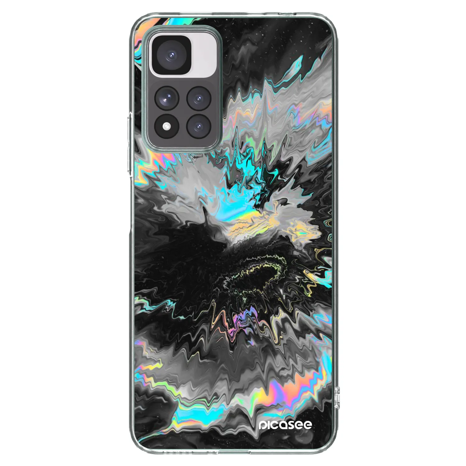 Picasee silikonový průhledný obal pro Xiaomi Redmi Note 11 Pro+ 5G - Magnetic