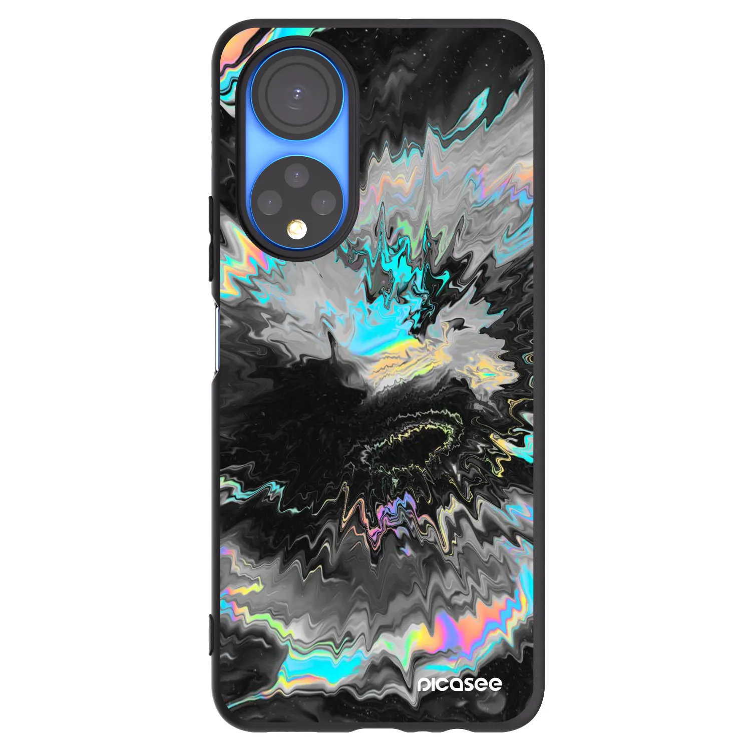 Picasee silikonový černý obal pro Honor X7 - Magnetic