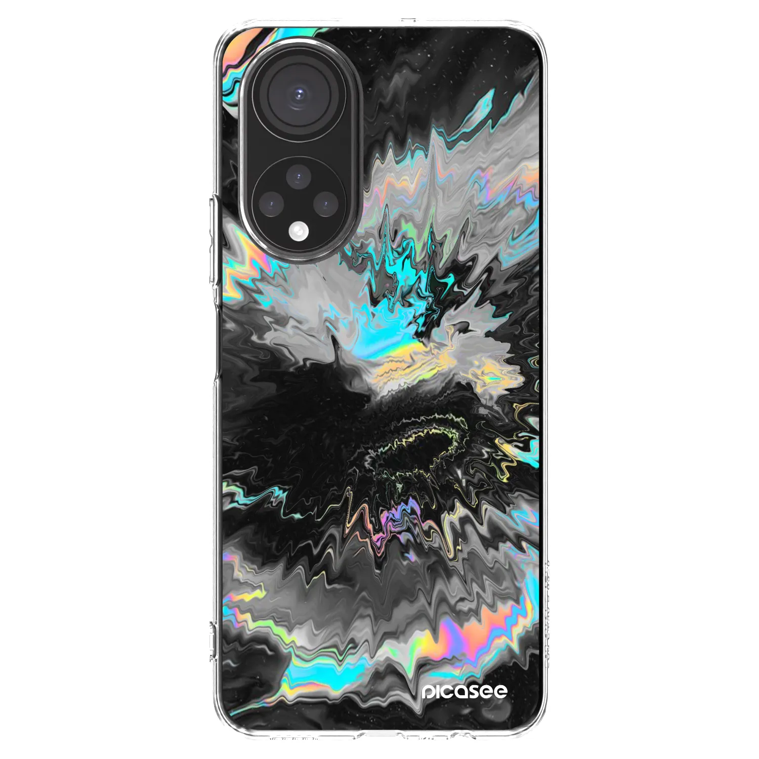 Picasee silikonový průhledný obal pro Honor X7 - Magnetic