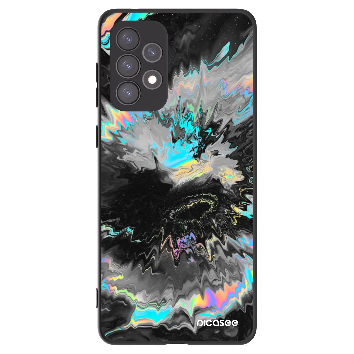 Picasee silikonový černý obal pro Samsung Galaxy A73 5G - Magnetic