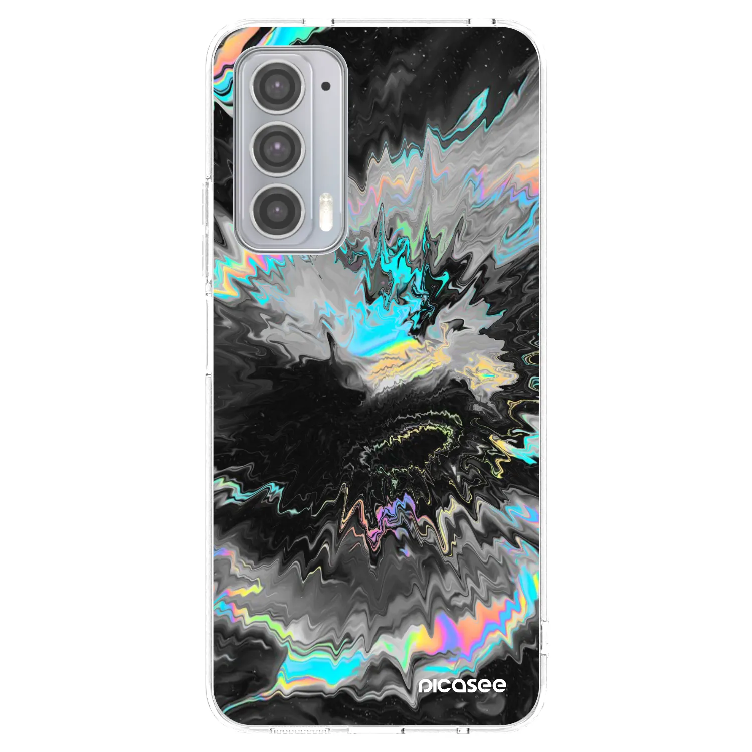 Picasee silikonový průhledný obal pro Motorola Edge 20 - Magnetic
