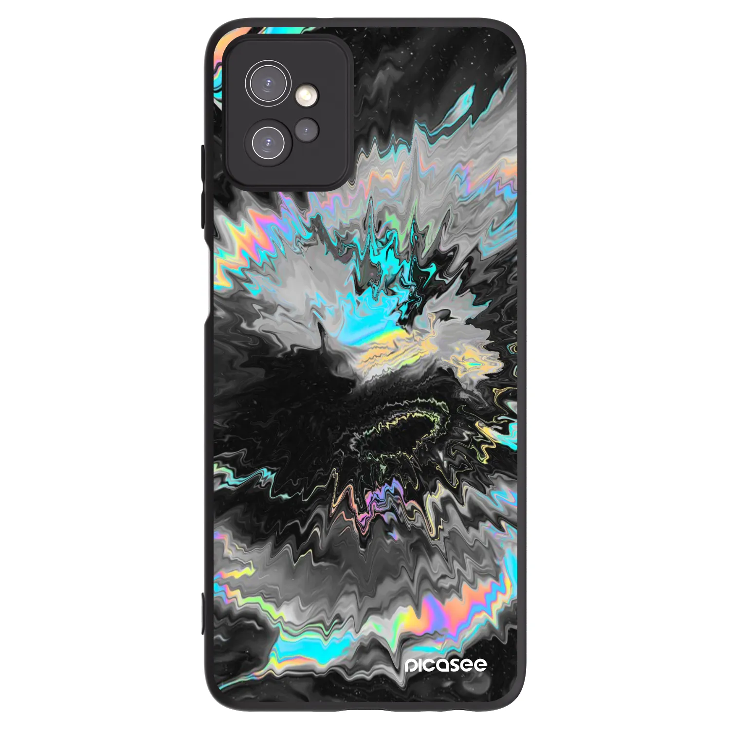 Picasee silikonový černý obal pro Motorola Moto G32 - Magnetic