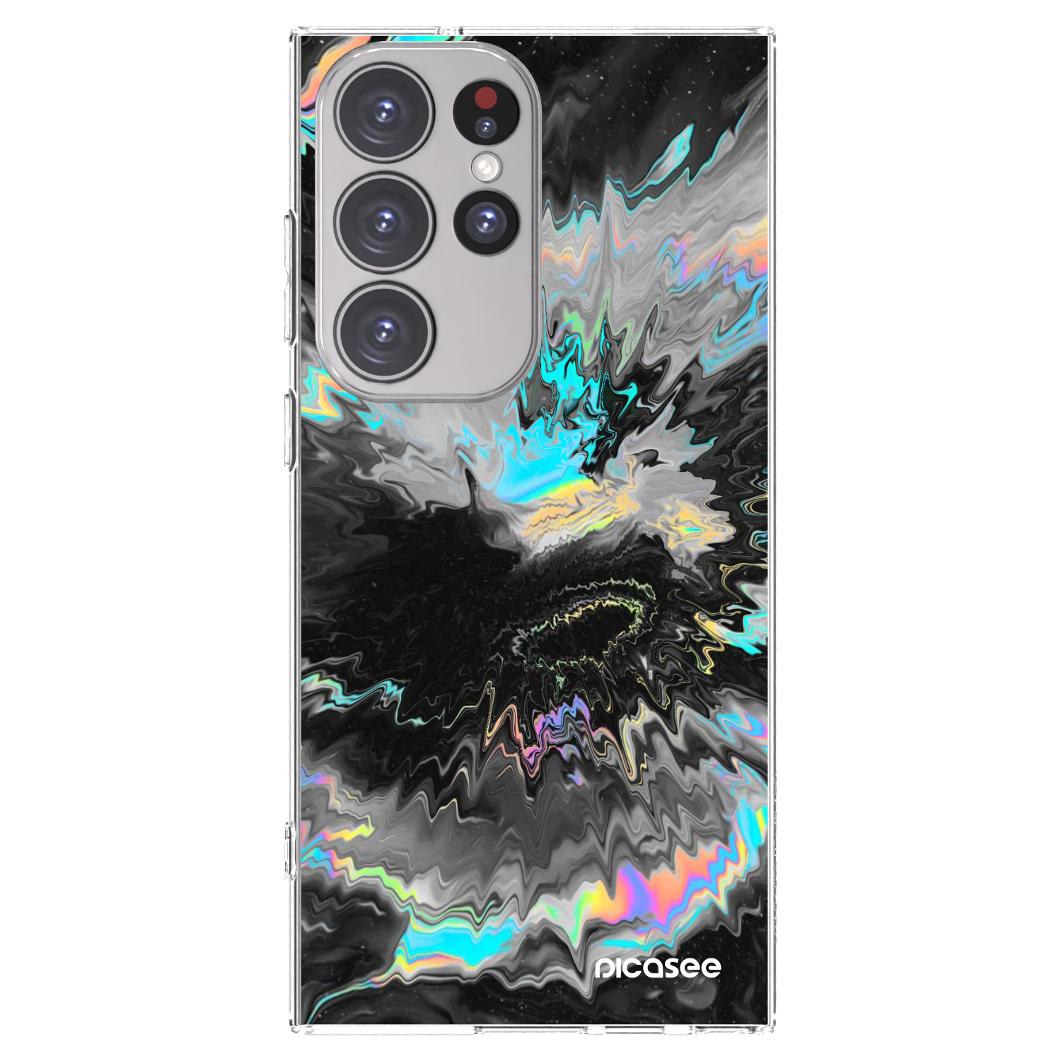 Picasee silikonový průhledný obal pro Samsung Galaxy S23 Ultra 5G - Magnetic