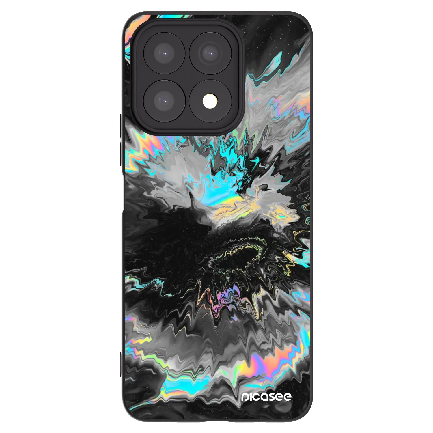 Picasee silikonový černý obal pro Honor X8a - Magnetic
