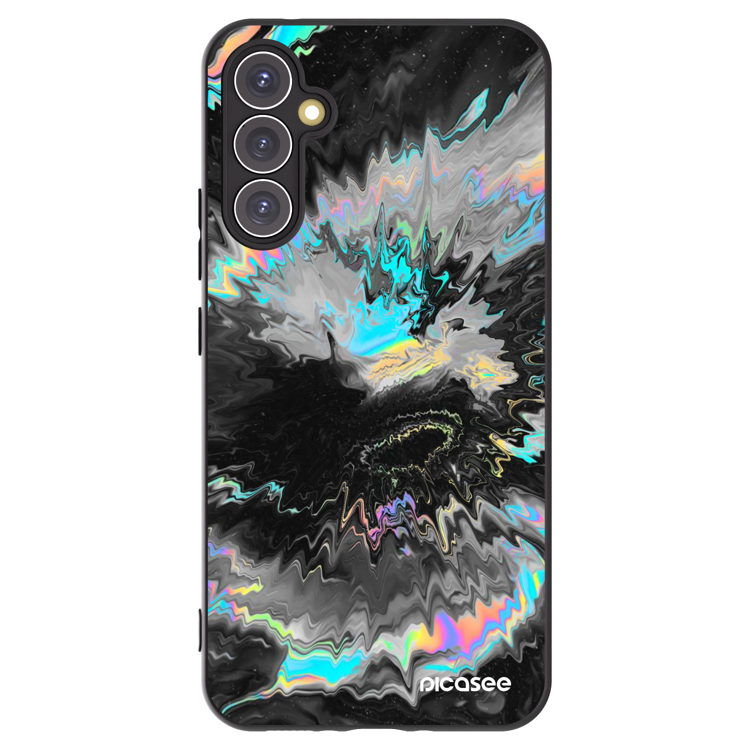 Picasee silikonový černý obal pro Samsung Galaxy A34 5G A346B - Magnetic
