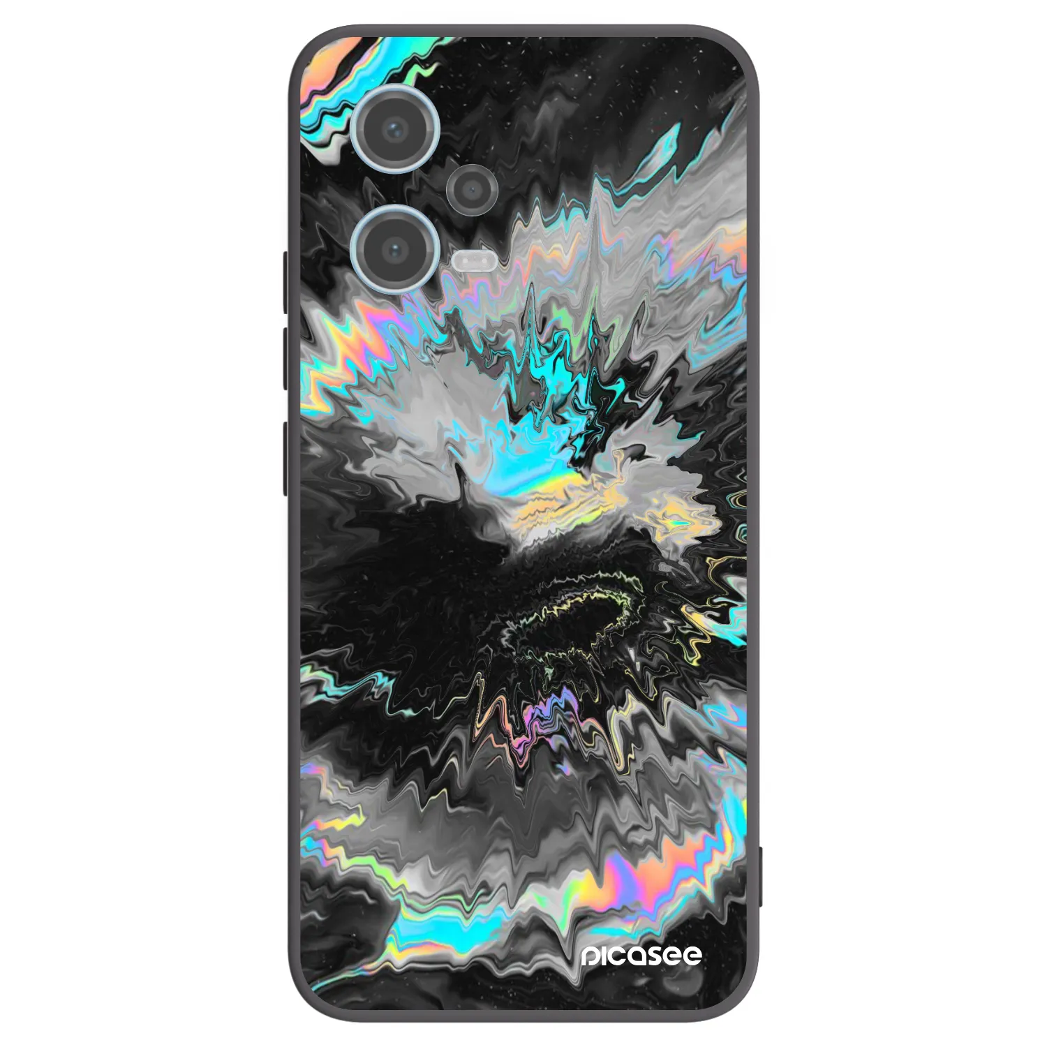 Picasee silikonový černý obal pro Xiaomi Redmi Note 12 5G - Magnetic