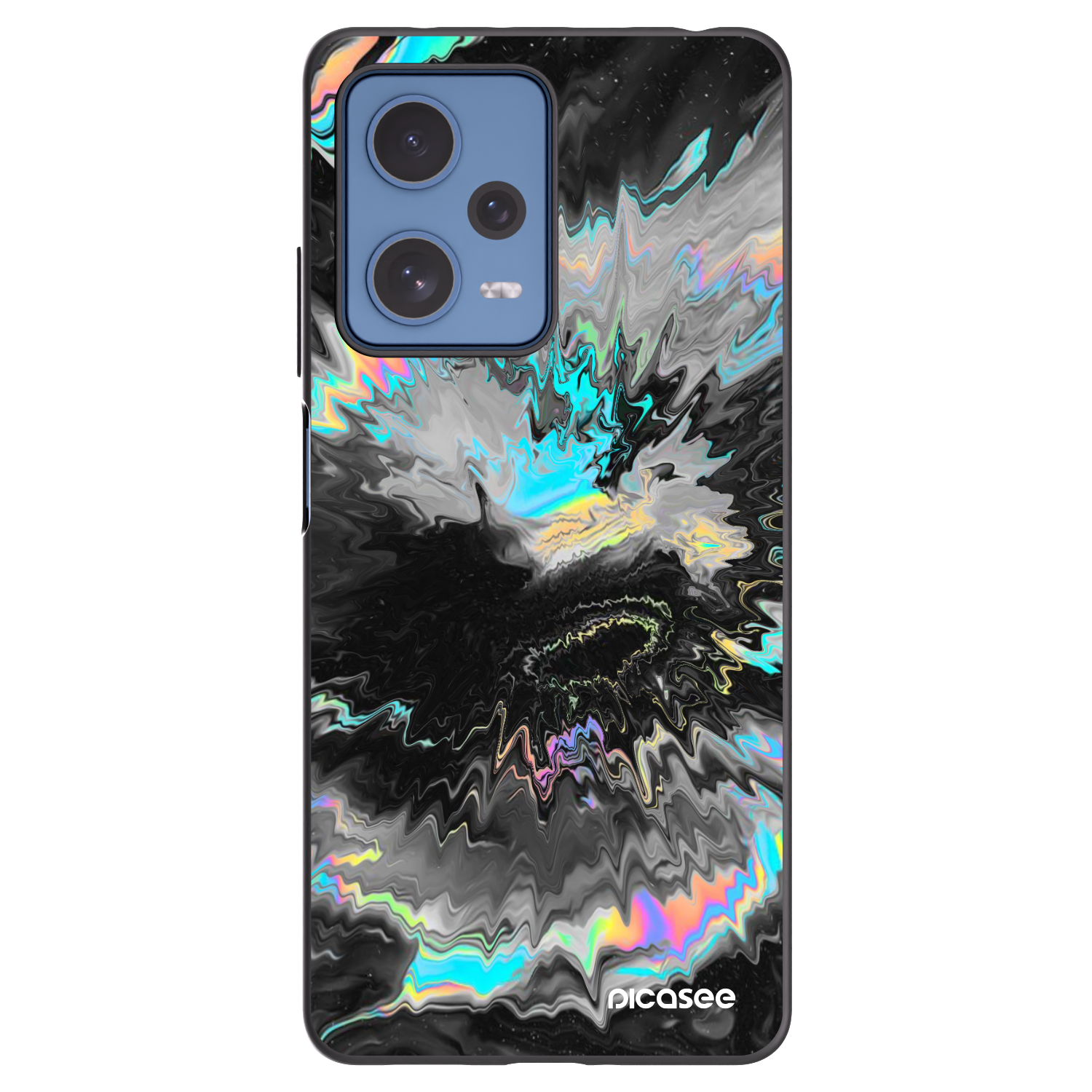 Picasee silikonový černý obal pro Xiaomi Redmi Note 12 Pro 5G - Magnetic