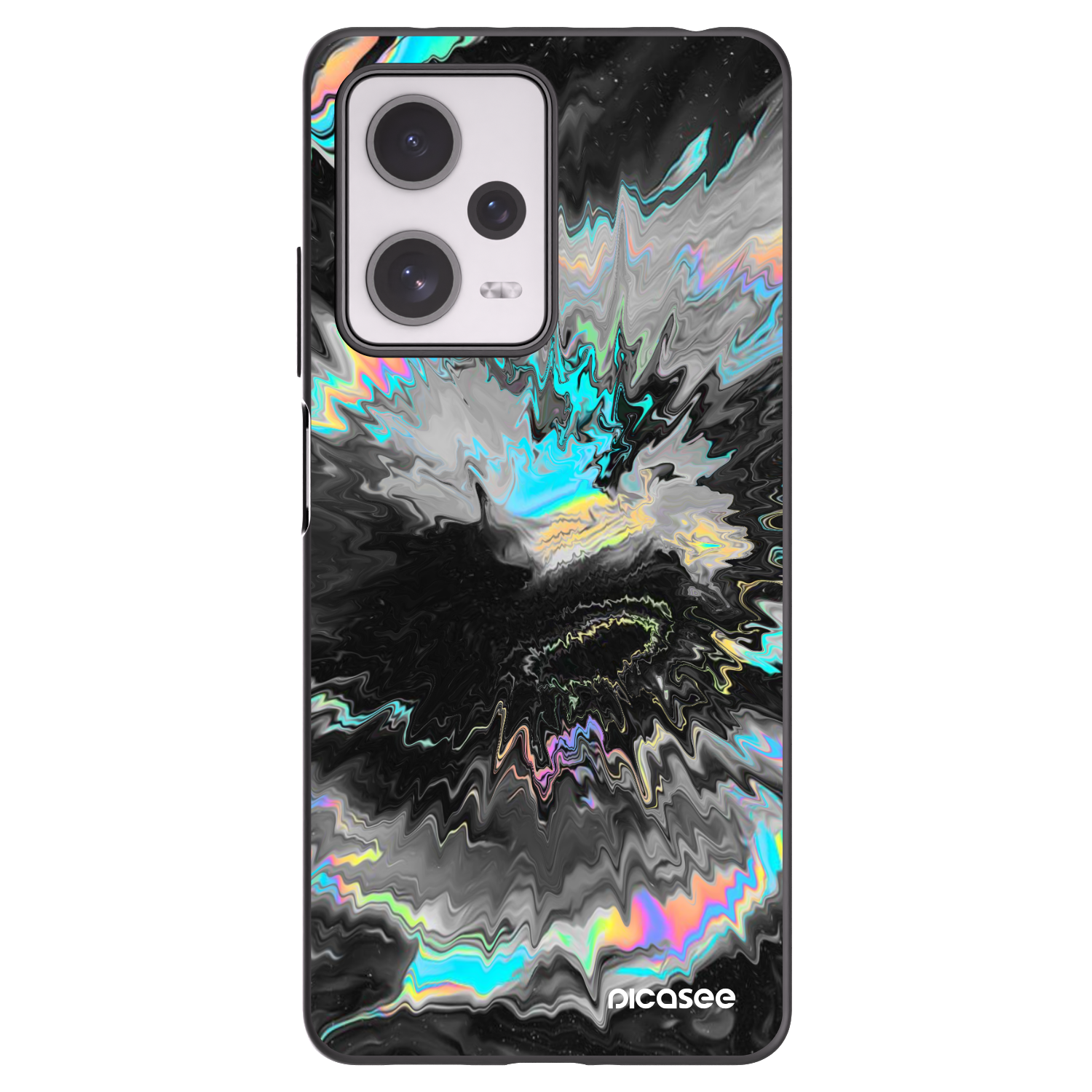 Picasee silikonový černý obal pro Xiaomi Redmi Note 12 Pro+ 5G - Magnetic