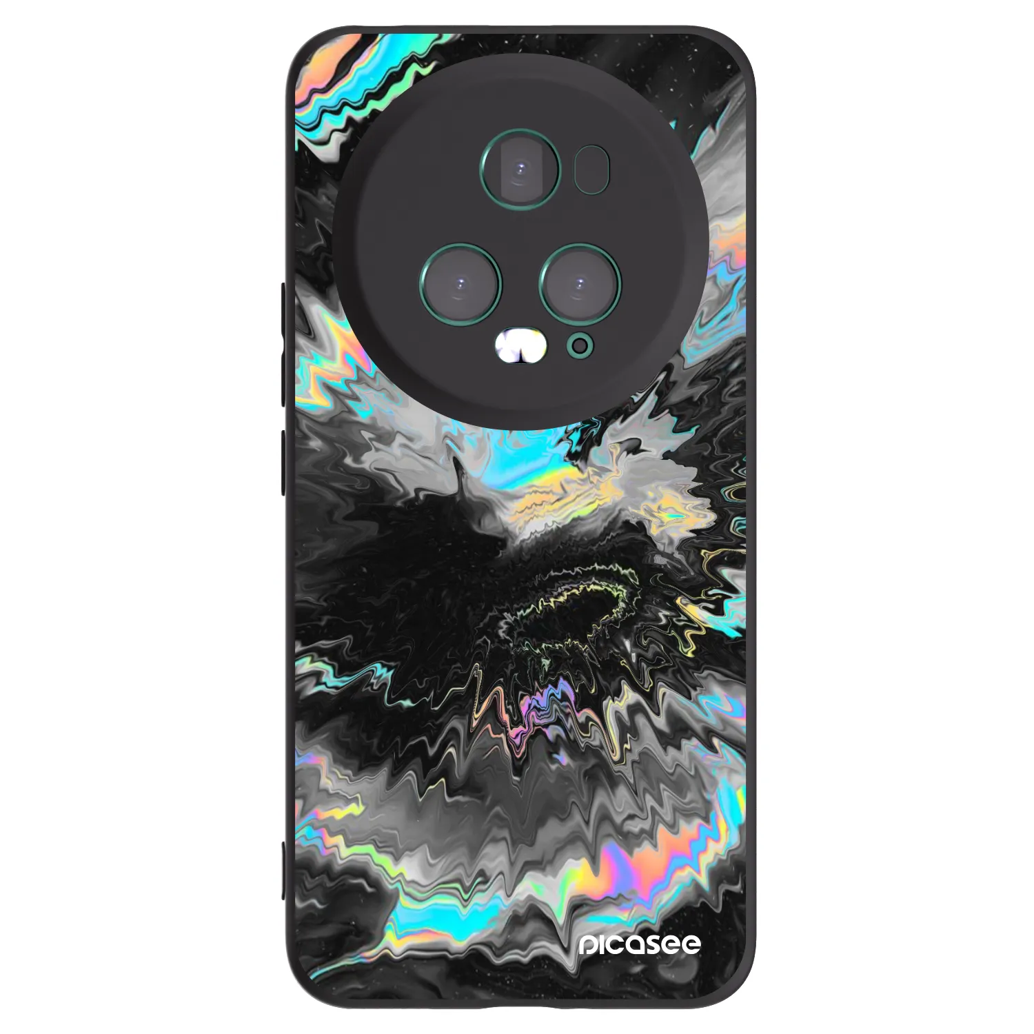 Picasee silikonový černý obal pro Honor Magic5 Pro - Magnetic