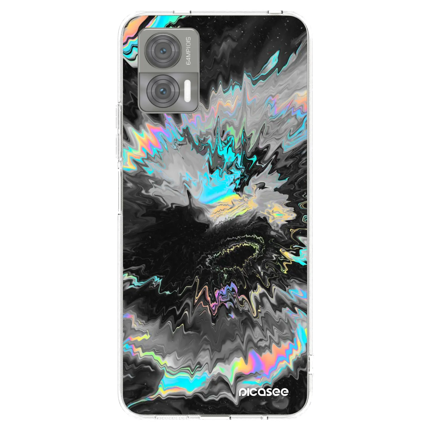 Picasee silikonový průhledný obal pro Motorola Edge 30 Neo - Magnetic