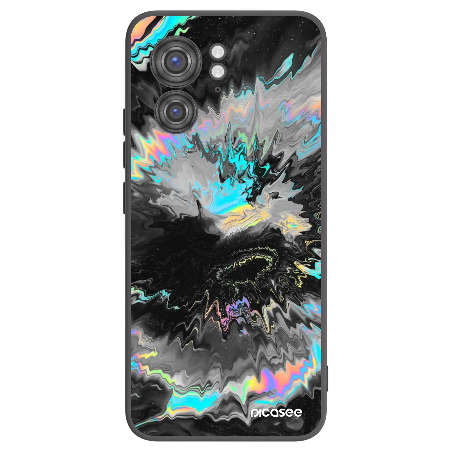 Picasee silikonový černý obal pro Motorola Edge 40 - Magnetic