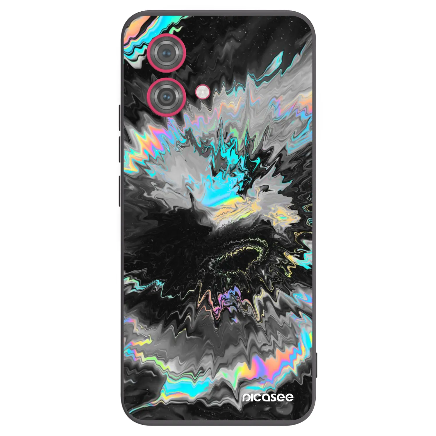 Picasee silikonový černý obal pro Motorola Moto G84 5G - Magnetic