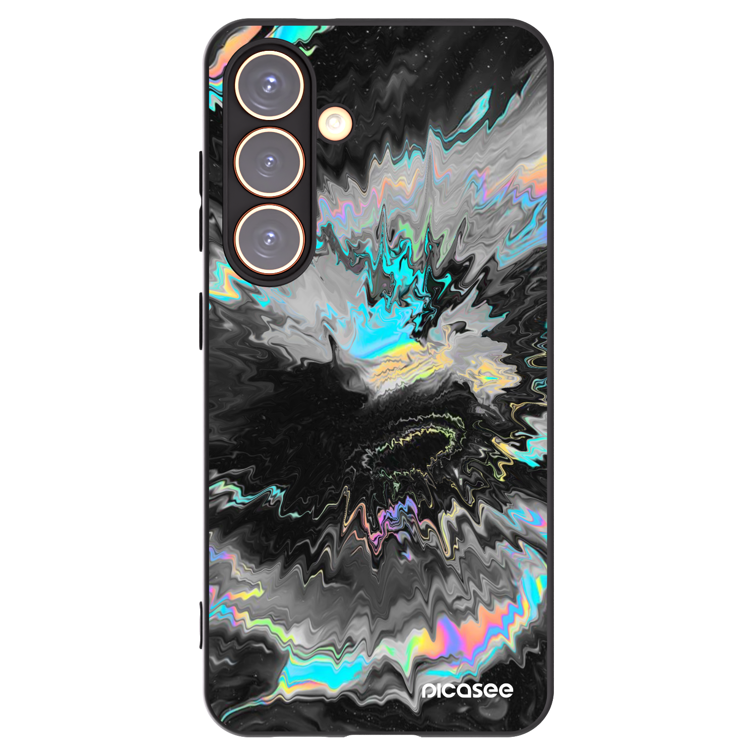 Picasee silikonový černý obal pro Samsung Galaxy S24 S921B 5G - Magnetic