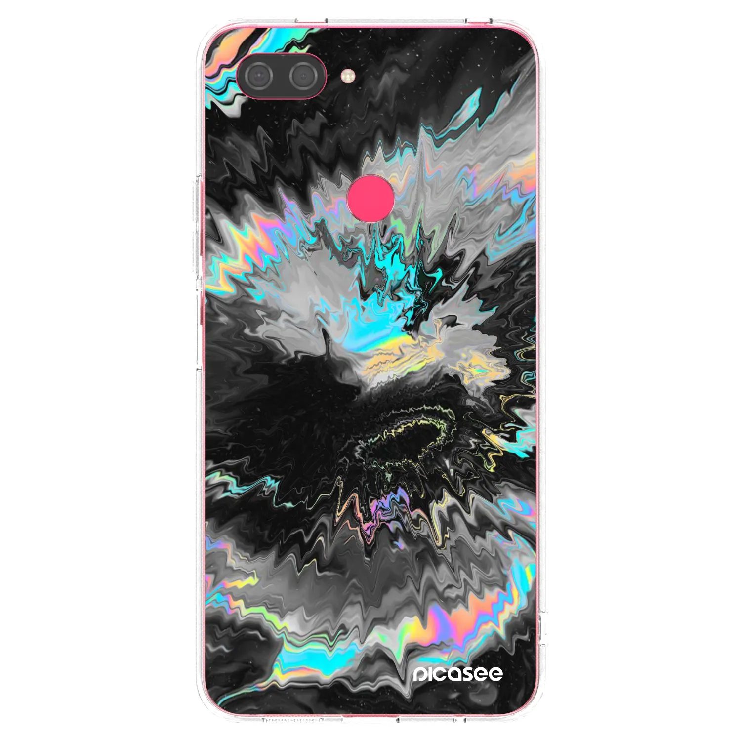 Picasee silikonový průhledný obal pro Xiaomi Mi 8 Lite - Magnetic