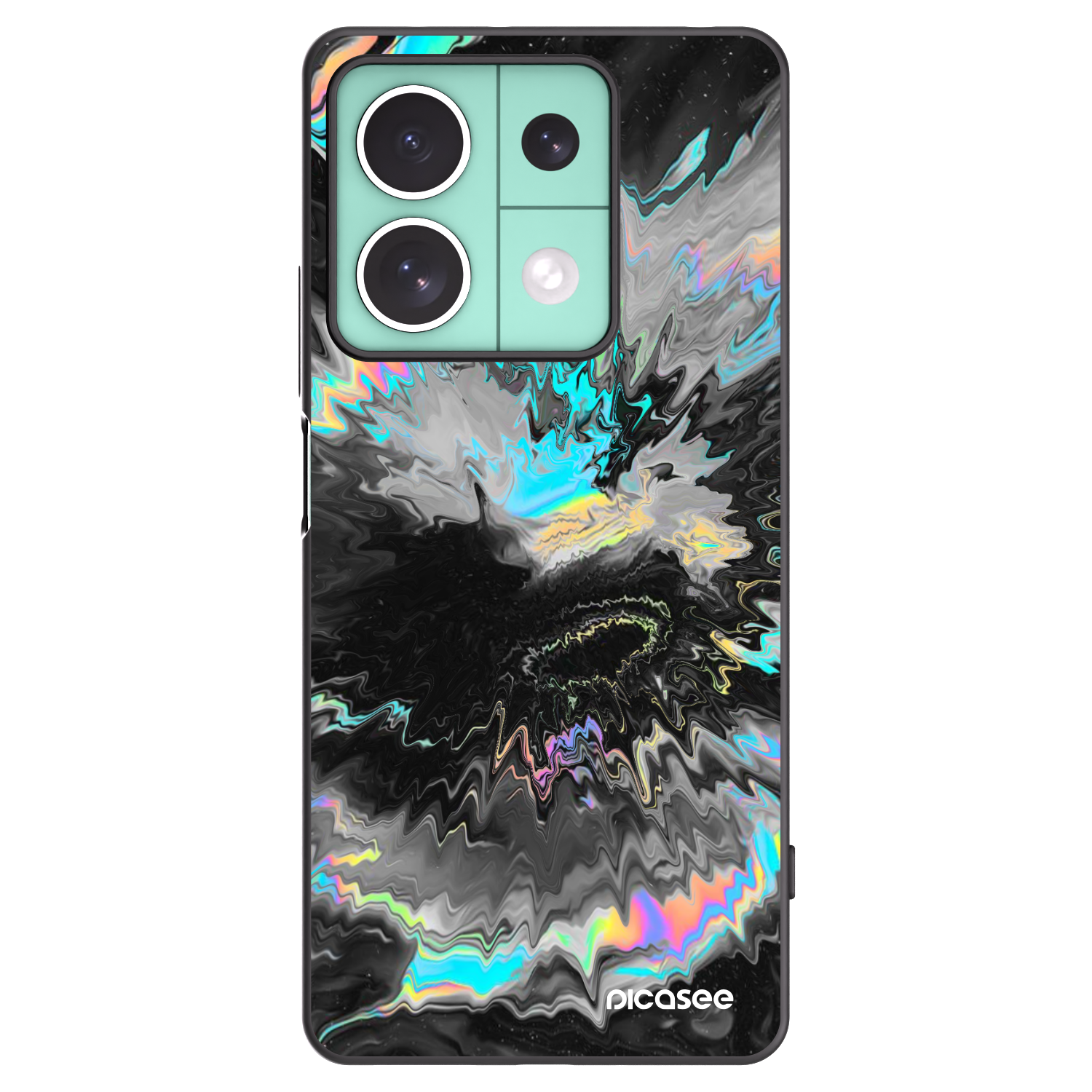 Picasee silikonový černý obal pro Xiaomi Redmi Note 13 5G - Magnetic
