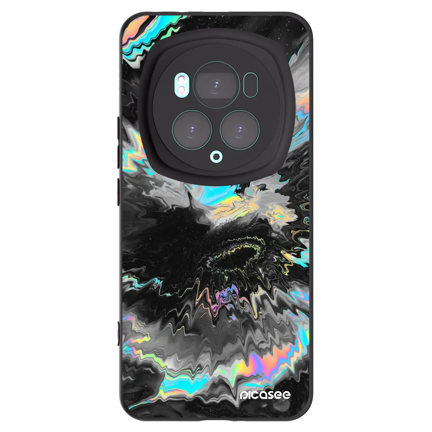 Picasee silikonový černý obal pro Honor Magic6 Pro - Magnetic