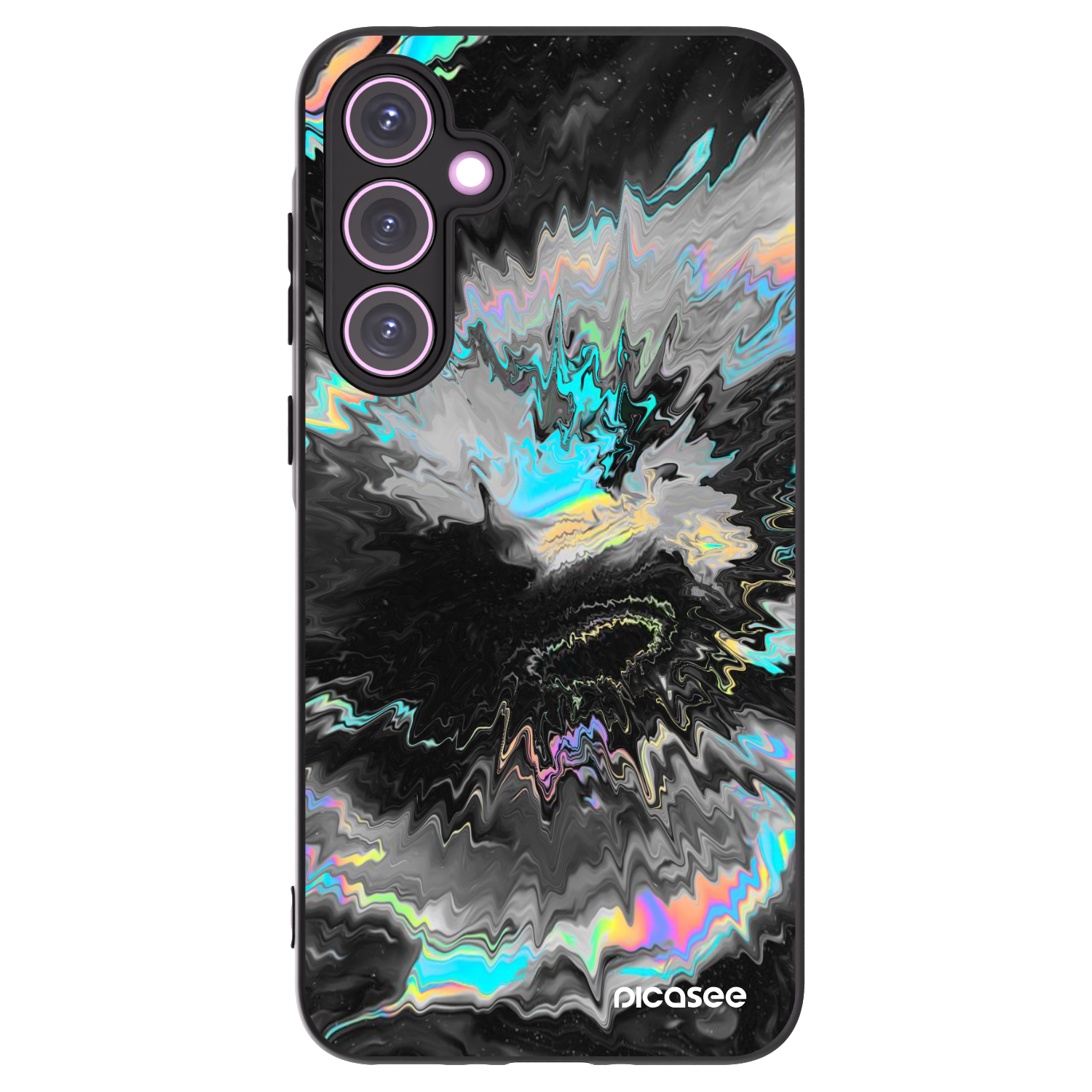 Picasee silikonový černý obal pro Samsung Galaxy A35 5G A356B - Magnetic
