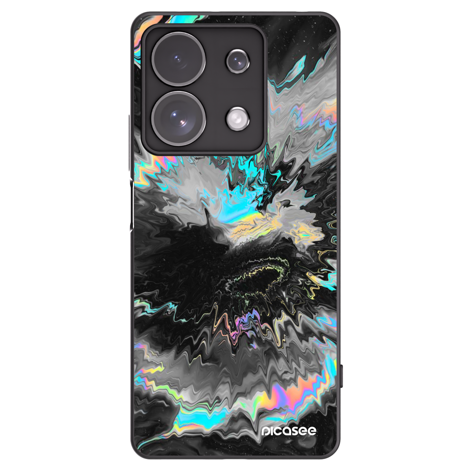 Picasee silikonový černý obal pro Xiaomi Redmi Note 13 Pro 4G - Magnetic