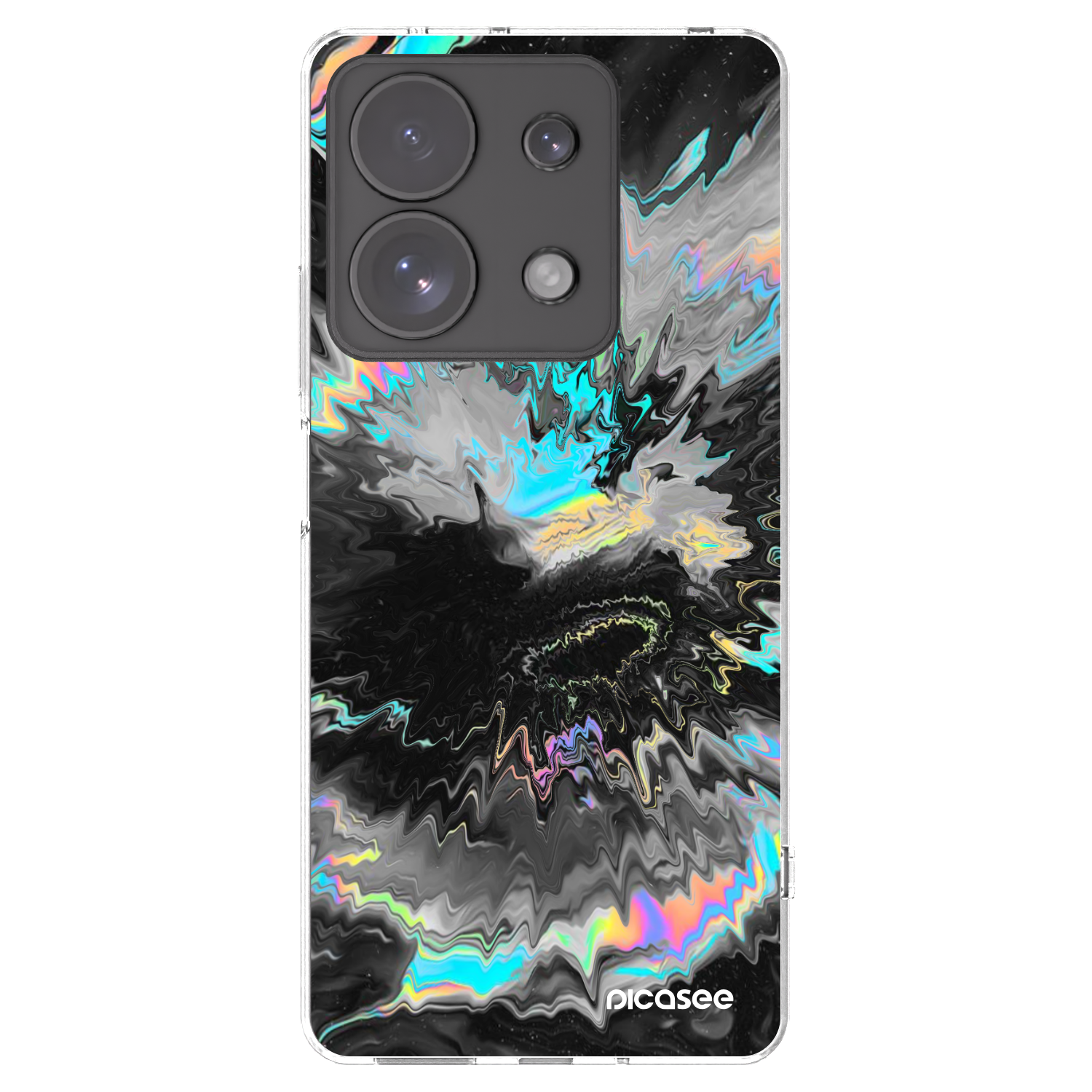 Picasee silikonový průhledný obal pro Xiaomi Redmi Note 13 Pro 4G - Magnetic