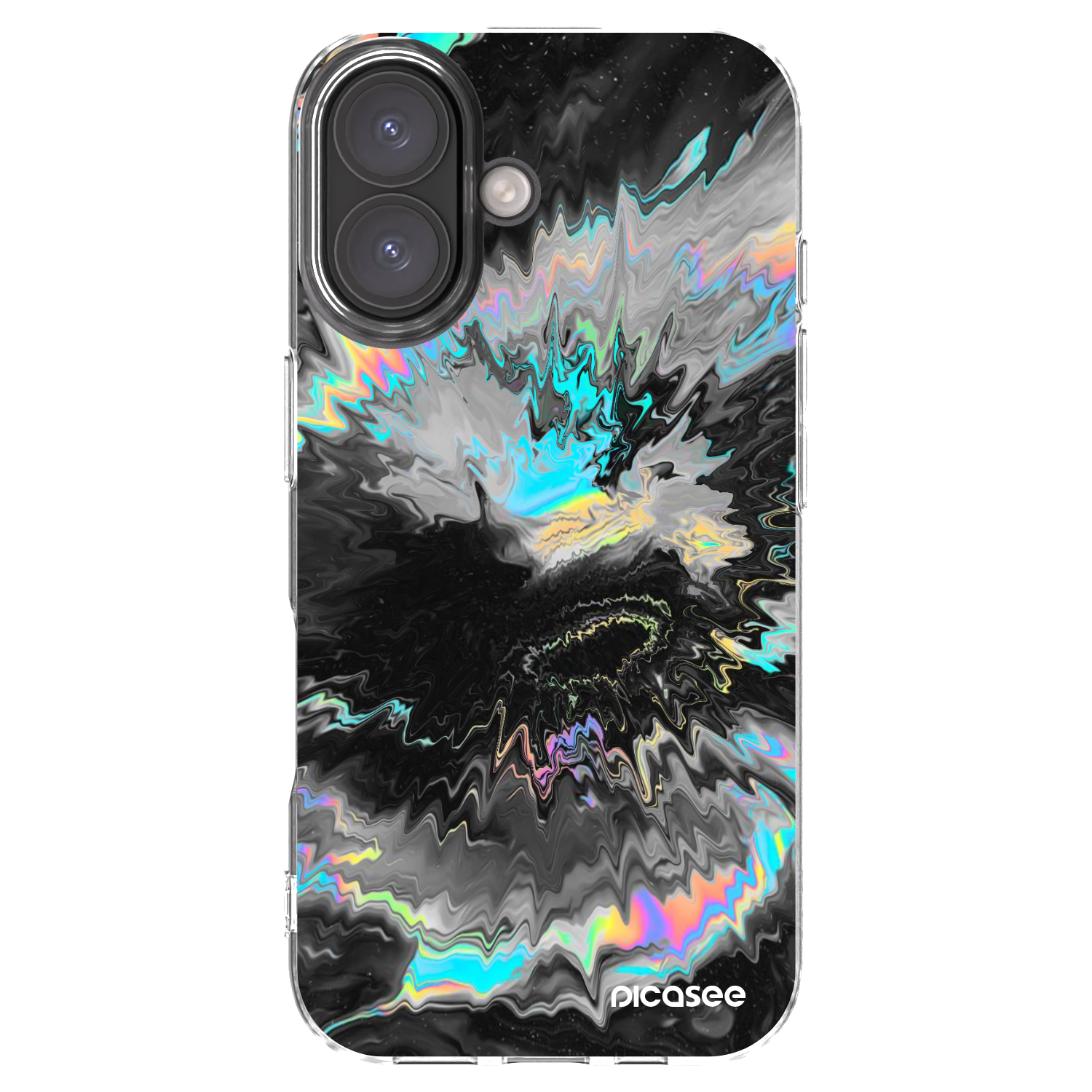 Picasee silikonový průhledný obal pro Apple iPhone 16 - Magnetic