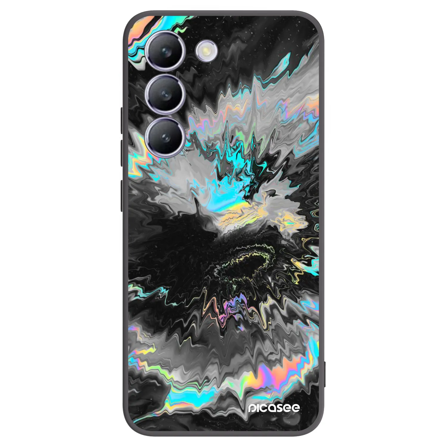 Picasee silikonový černý obal pro Vivo V40 SE 5G - Magnetic