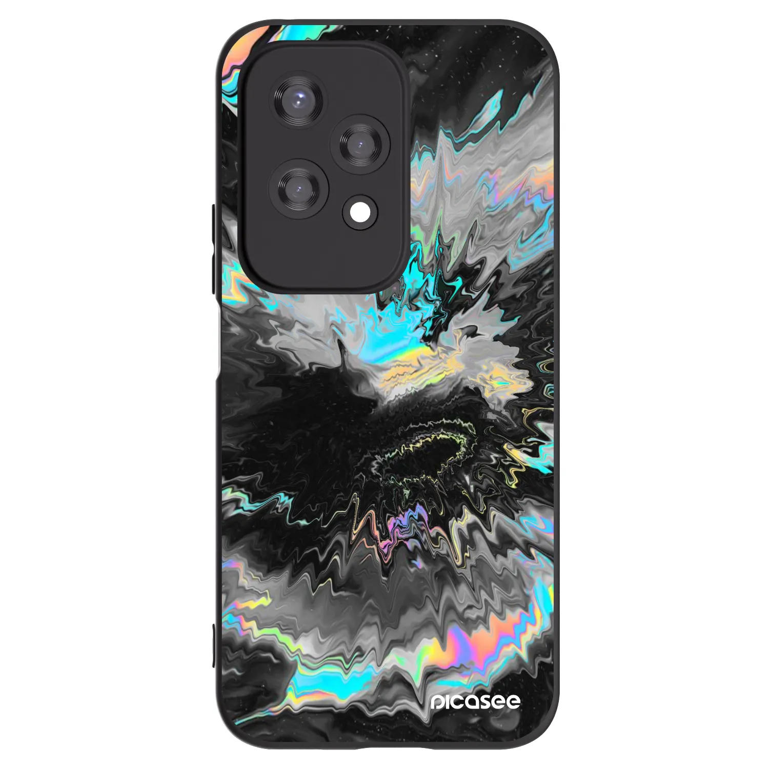Picasee silikonový černý obal pro Honor 200 Lite - Magnetic