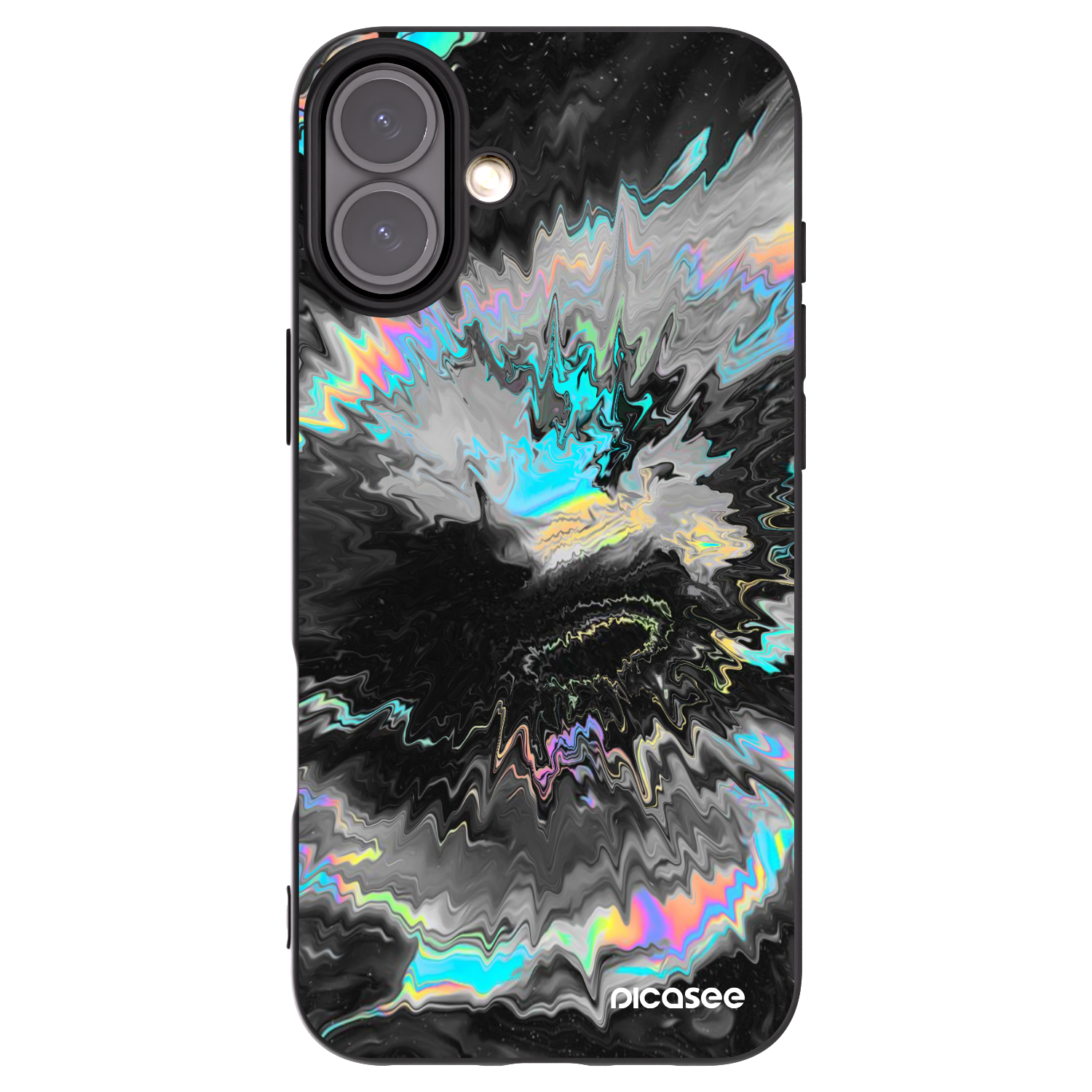 Picasee silikonový černý obal pro Apple iPhone 16 Plus - Magnetic