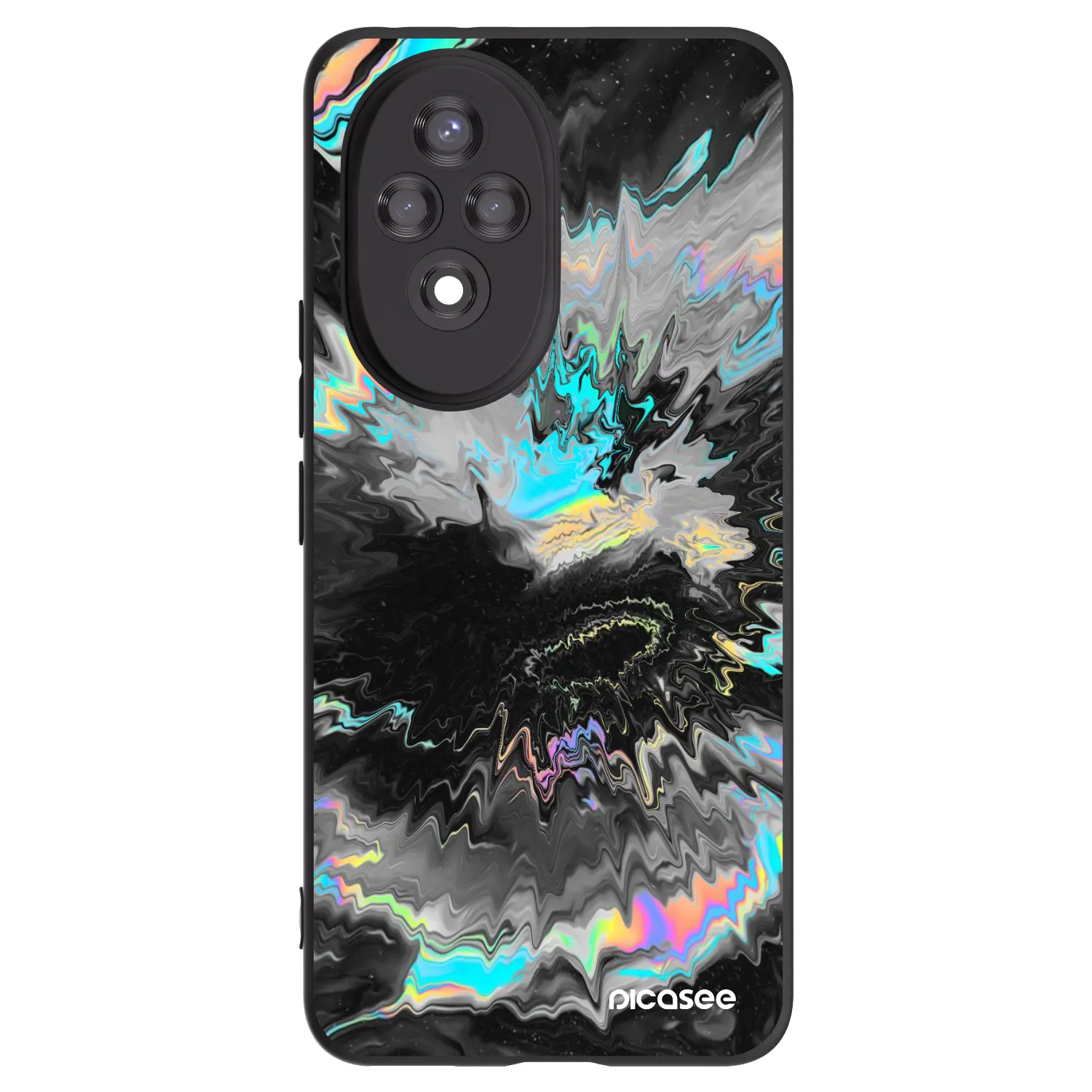 Picasee silikonový černý obal pro Honor 200 Pro 5G - Magnetic