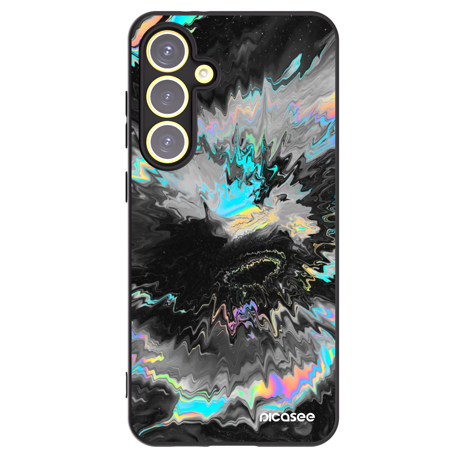 Picasee silikonový černý obal pro Samsung Galaxy S24 FE S721B - Magnetic