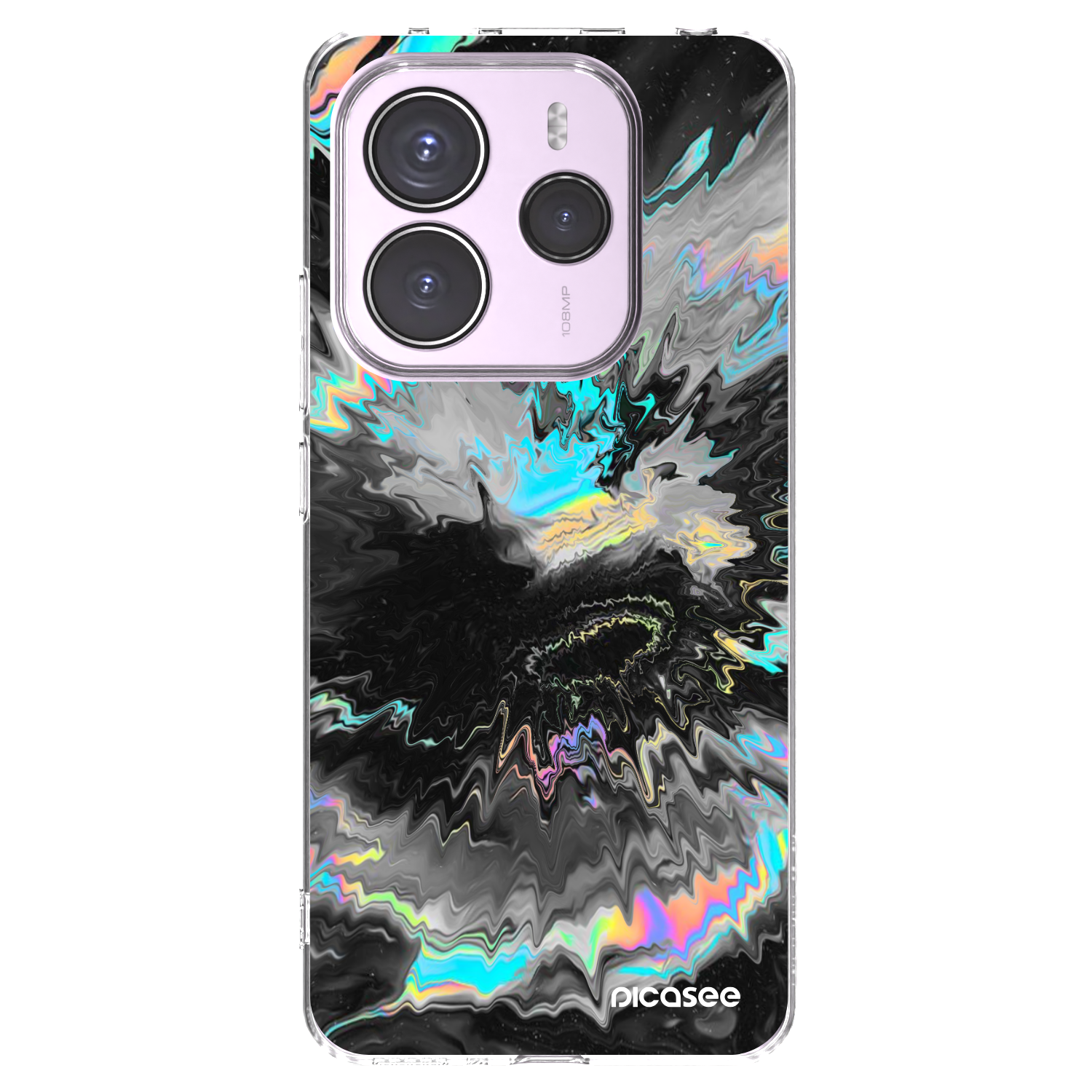 Picasee silikonový průhledný obal pro Xiaomi Redmi Note 14 5G - Magnetic