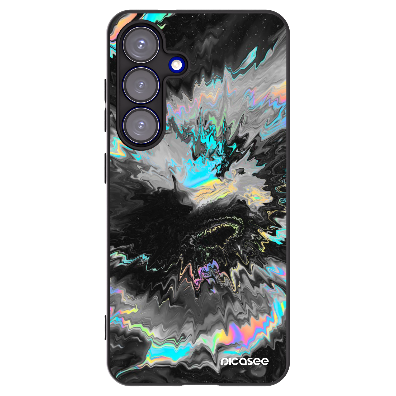 Picasee silikonový černý obal pro Samsung Galaxy S25 5G - Magnetic