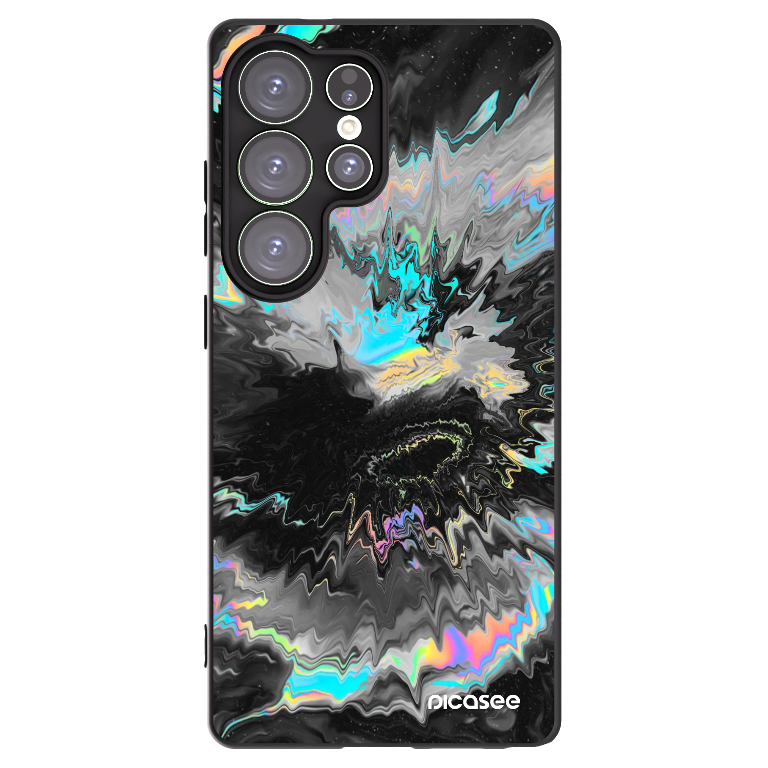 Picasee silikonový černý obal pro Samsung Galaxy S25 Ultra 5G - Magnetic