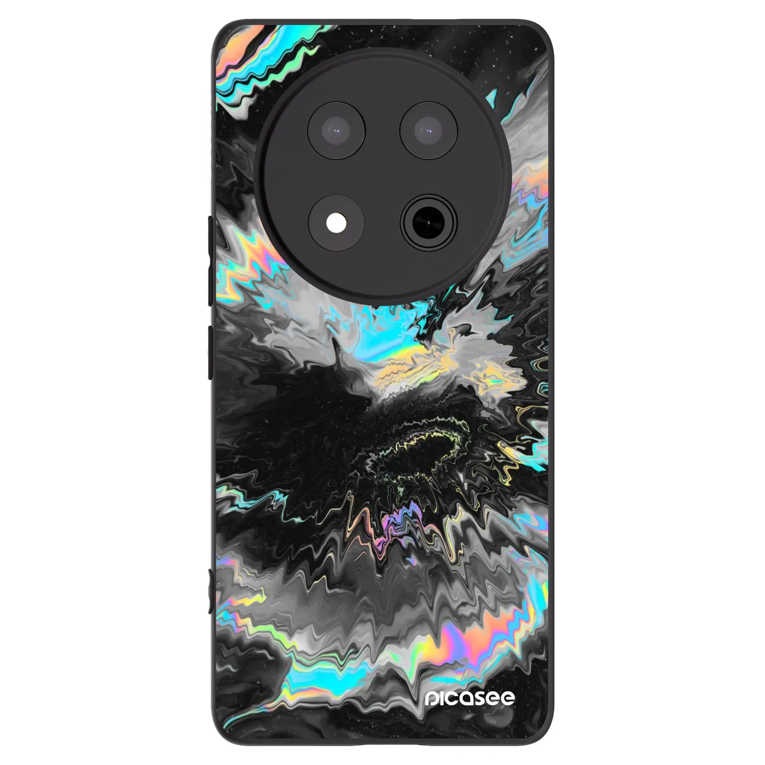 Picasee silikonový černý obal pro Honor Magic7 Lite 5G - Magnetic