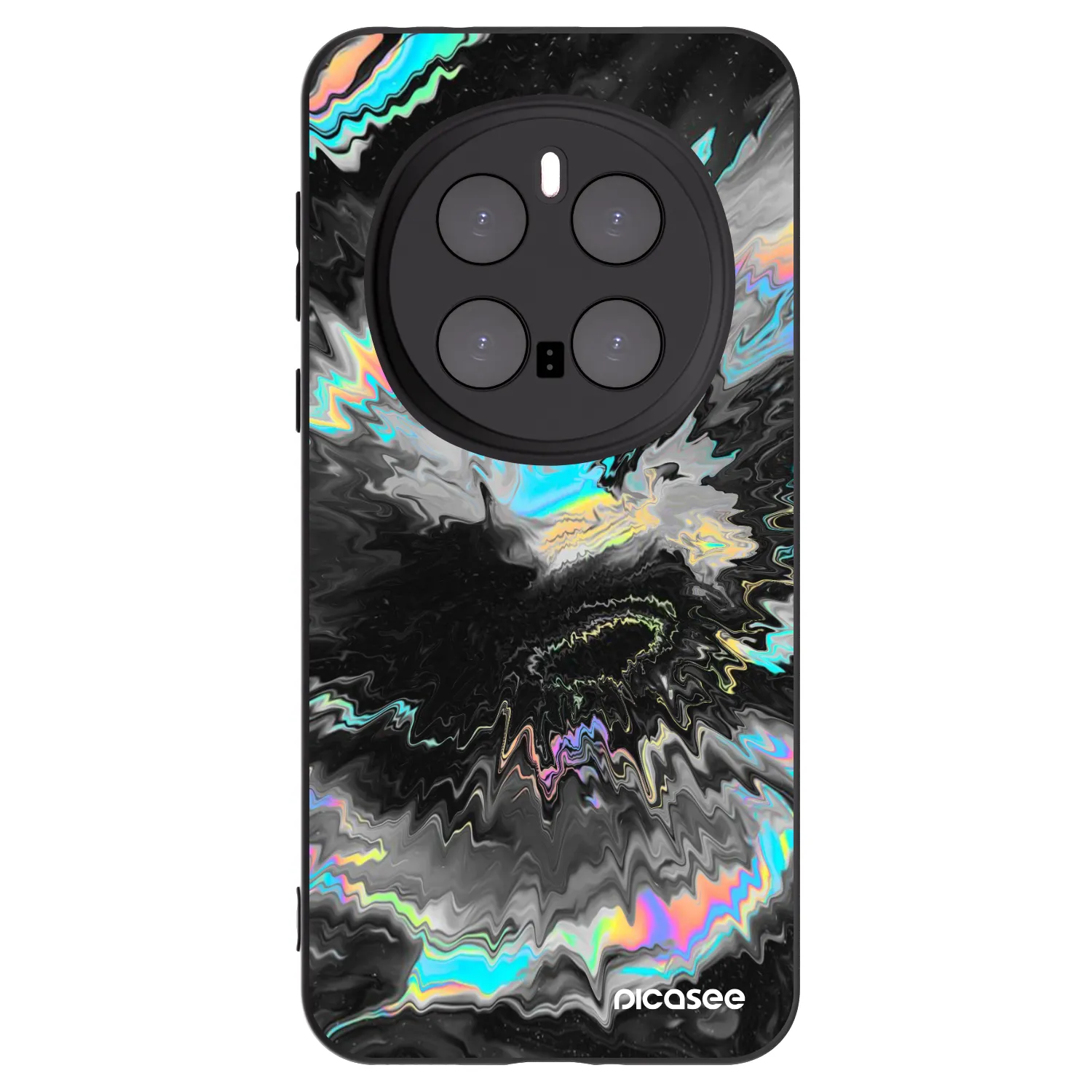 Picasee silikonový černý obal pro Honor Magic7 Pro 5G - Magnetic