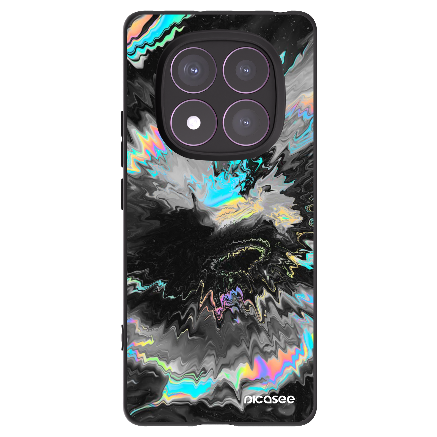 Picasee silikonový černý obal pro Xiaomi Redmi Note 14 Pro 4G - Magnetic