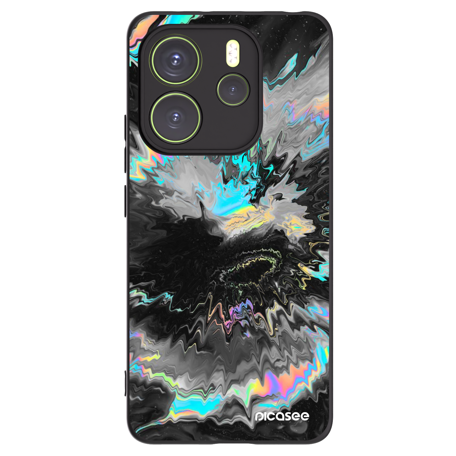 Picasee silikonový černý obal pro Xiaomi Redmi Note 14 4G - Magnetic