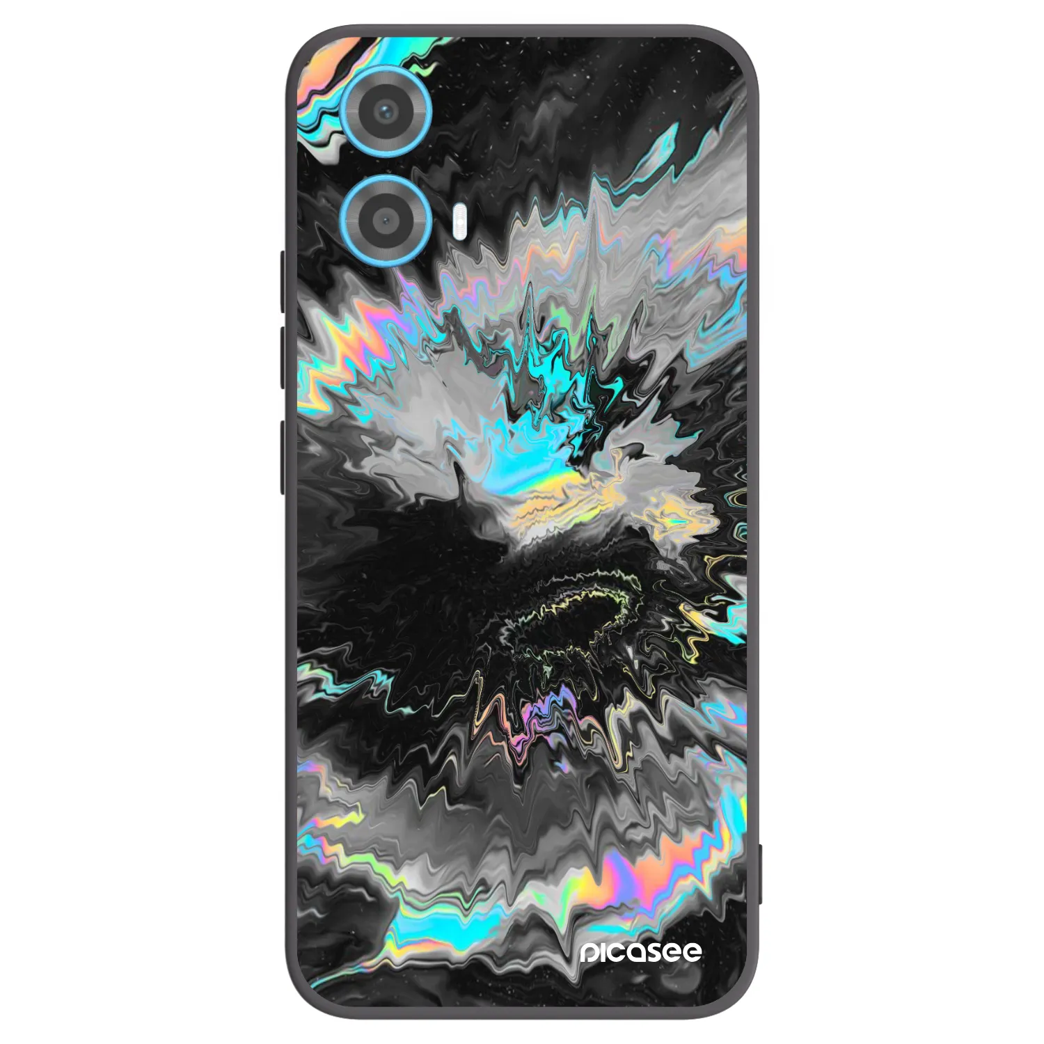 Picasee silikonový černý obal pro Motorola Moto G34 5G - Magnetic