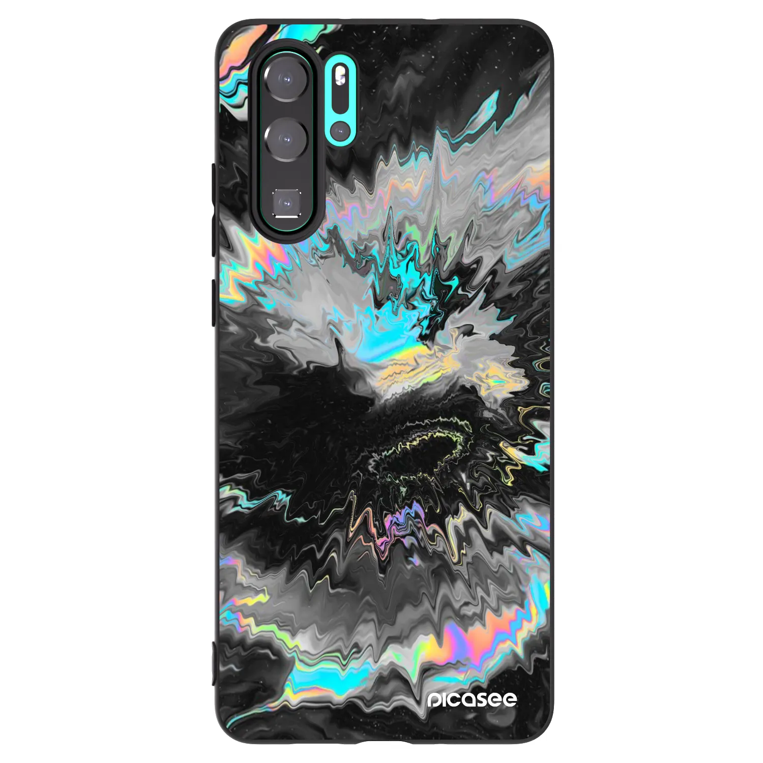 Picasee silikonový černý obal pro Huawei P30 Pro - Magnetic