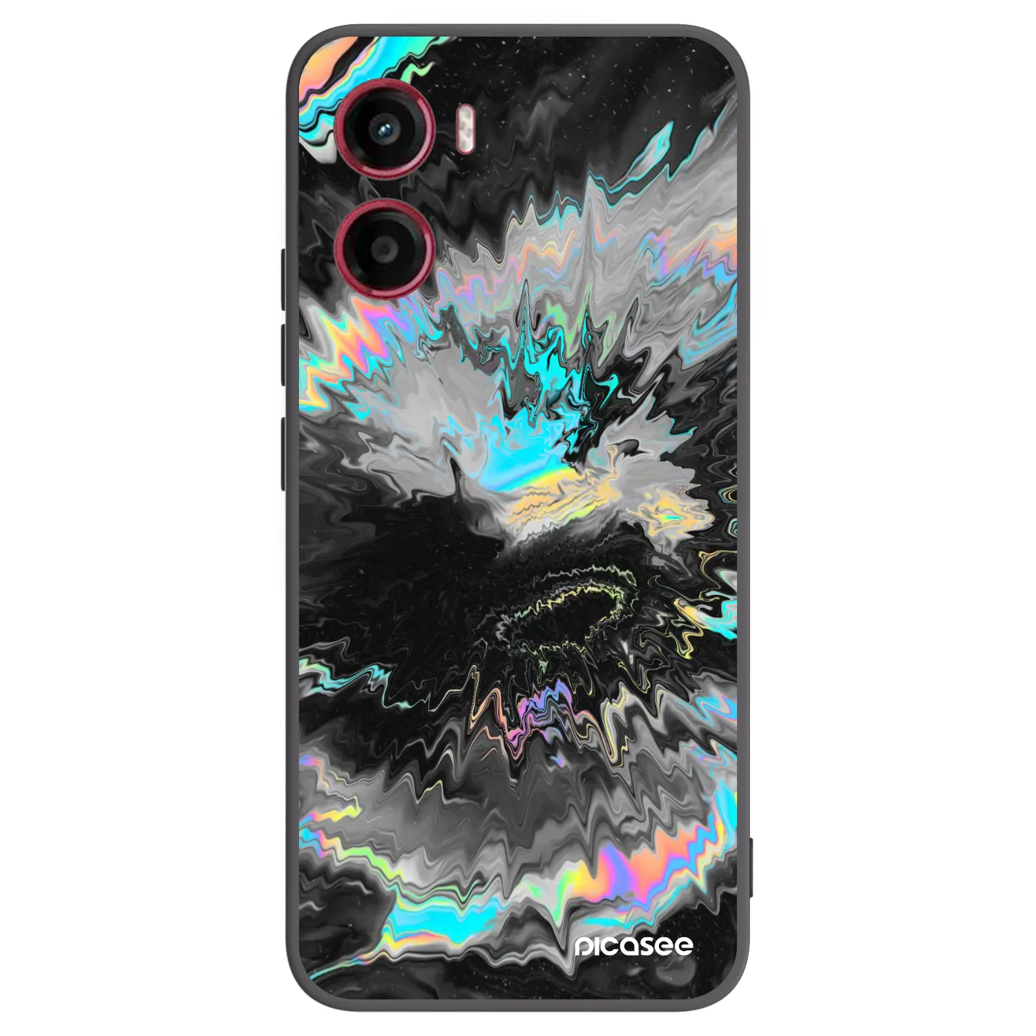 Picasee silikonový černý obal pro Motorola Moto G05 - Magnetic