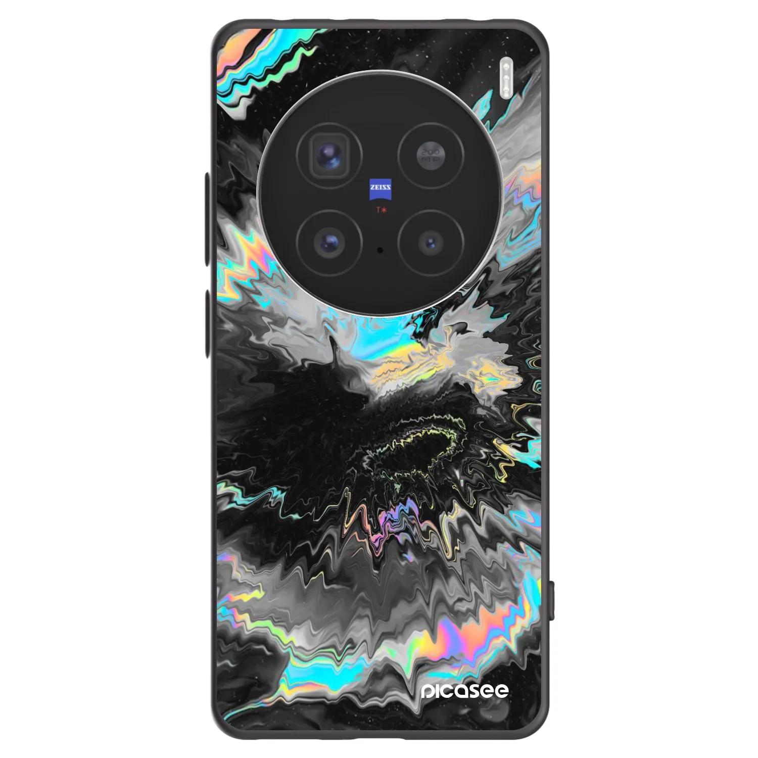 Picasee silikonový černý obal pro Vivo X200 Pro - Magnetic