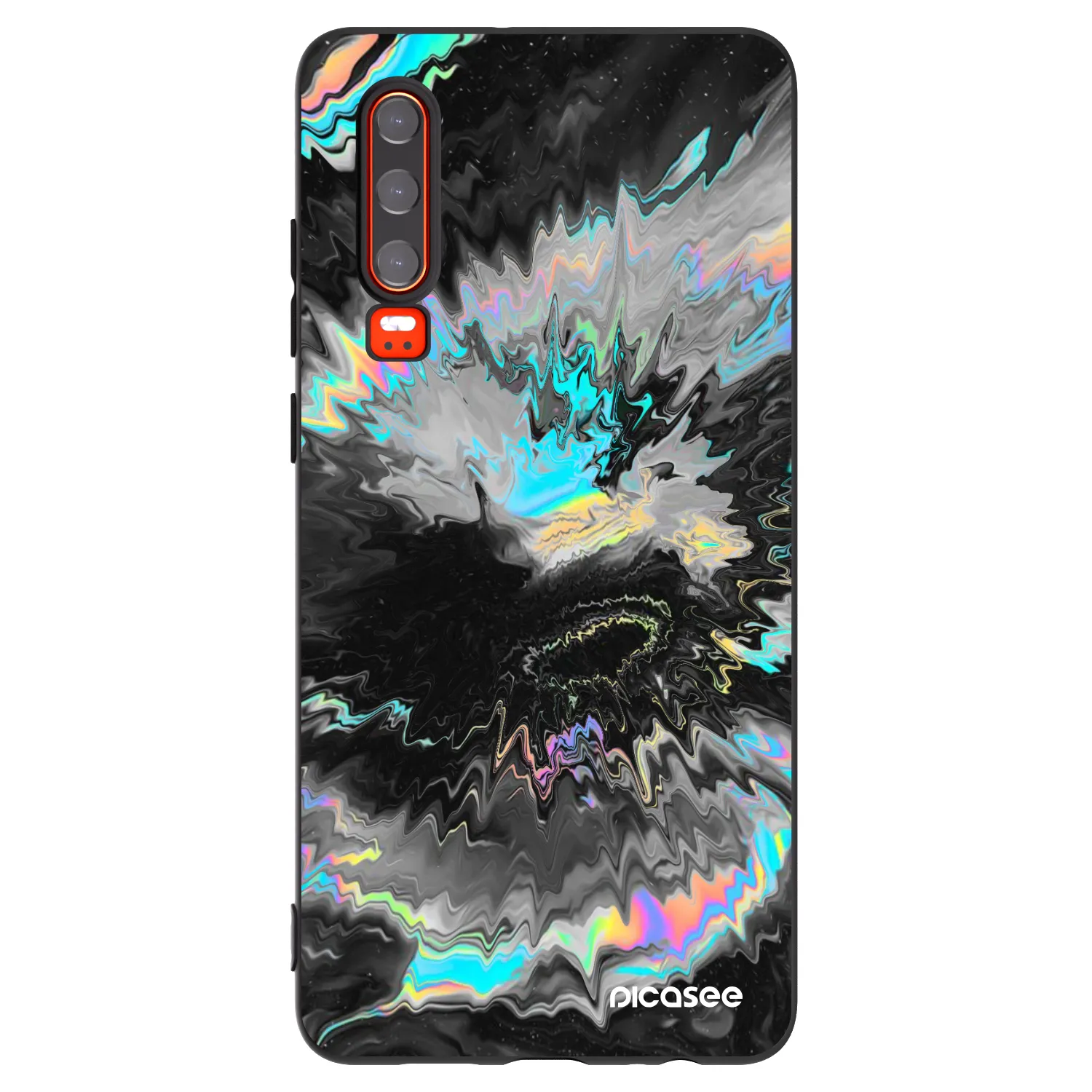 Picasee silikonový černý obal pro Huawei P30 - Magnetic
