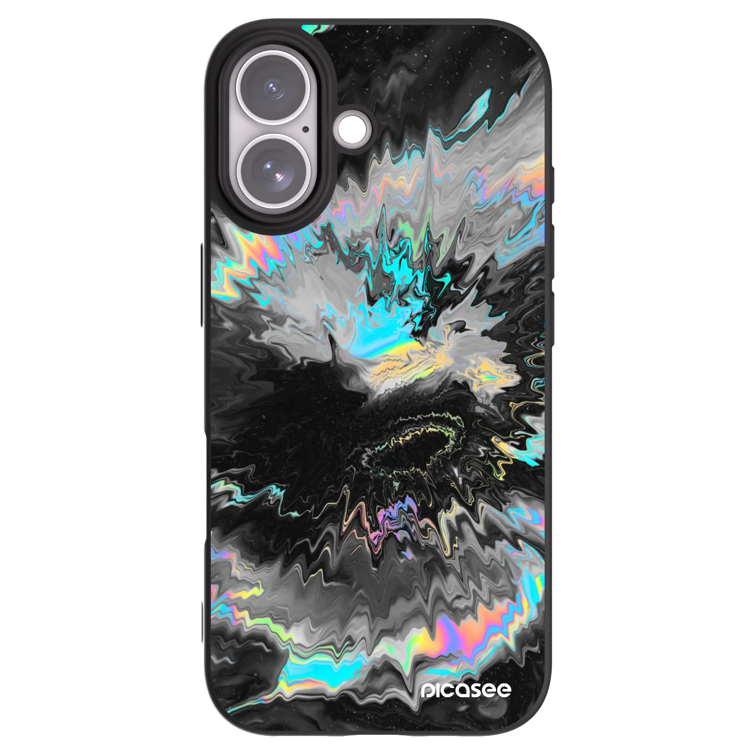Picasee silikonový černý obal pro Apple iPhone 17 - Magnetic