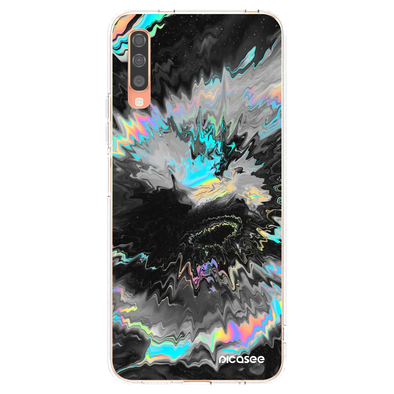 Picasee silikonový průhledný obal pro Samsung Galaxy A70 A705F - Magnetic