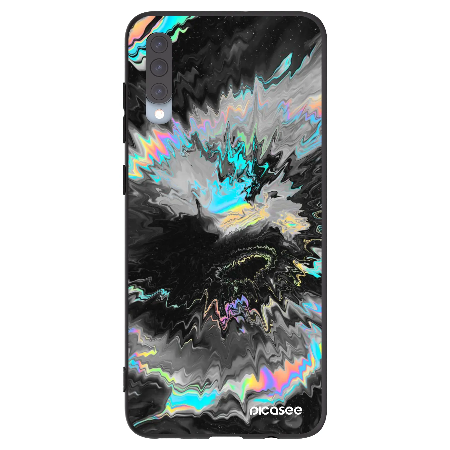 Picasee silikonový černý obal pro Samsung Galaxy A70 A705F - Magnetic