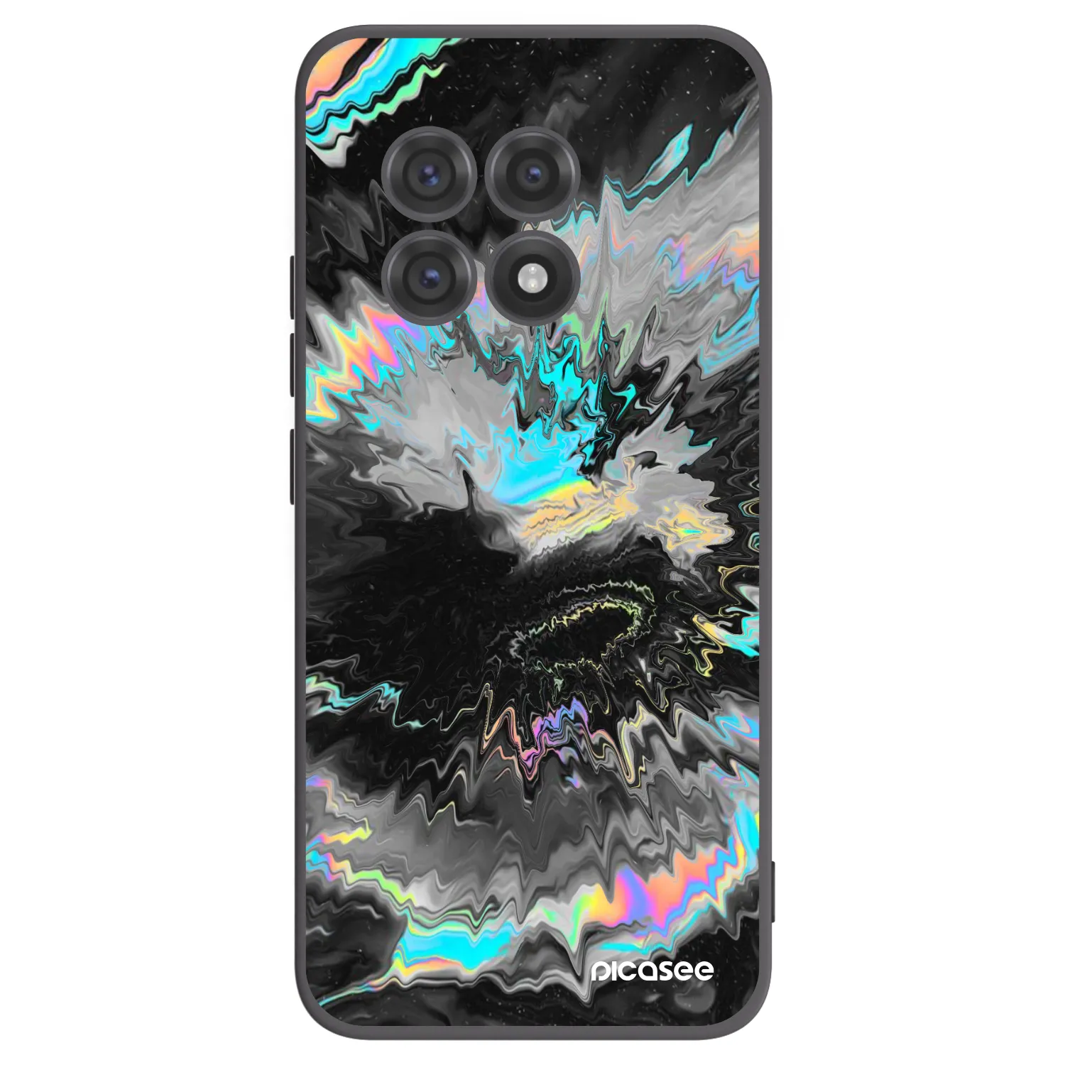 Picasee silikonový černý obal pro OnePlus 13R 5G - Magnetic