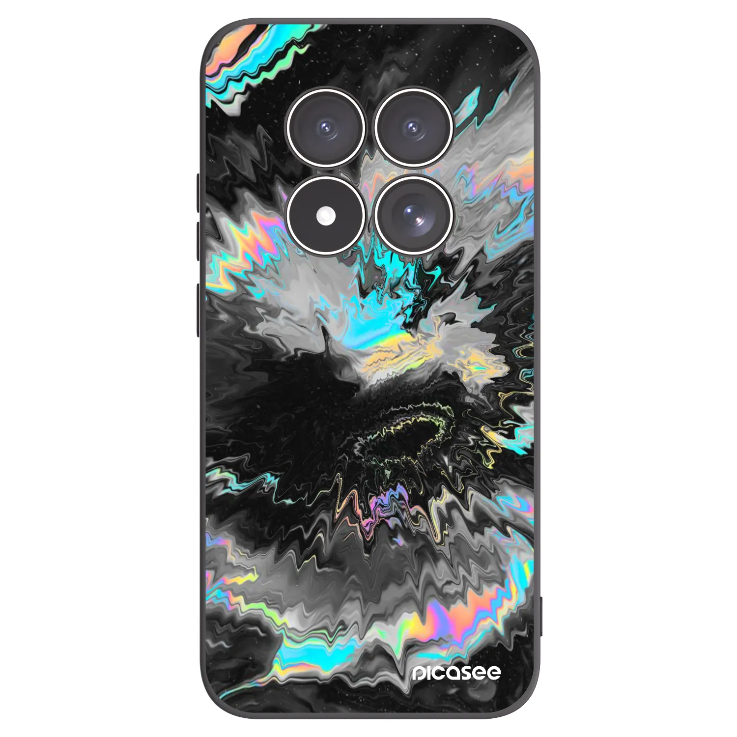 Picasee silikonový černý obal pro Xiaomi Redmi Note 15 Pro 4G - Magnetic